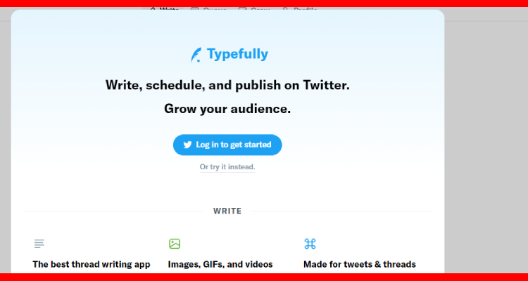 Crear hilos de Twitter fácilmente con Typefully