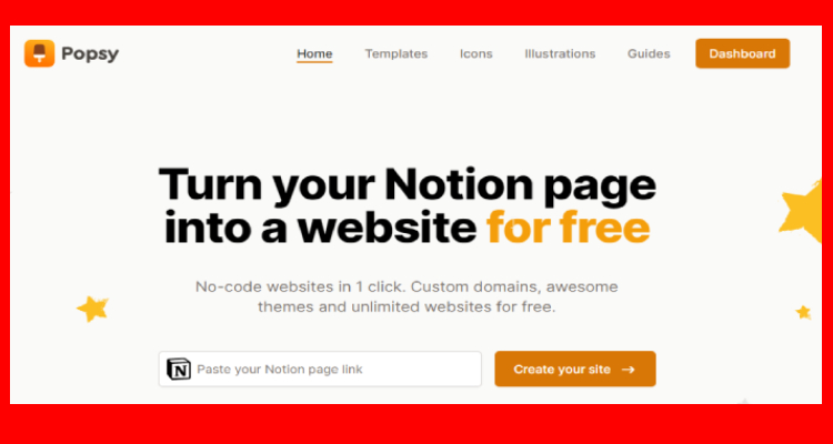 Cómo crear gratis una web con Notion y Popsy