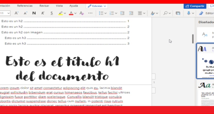 maquetar con Microsoft Word